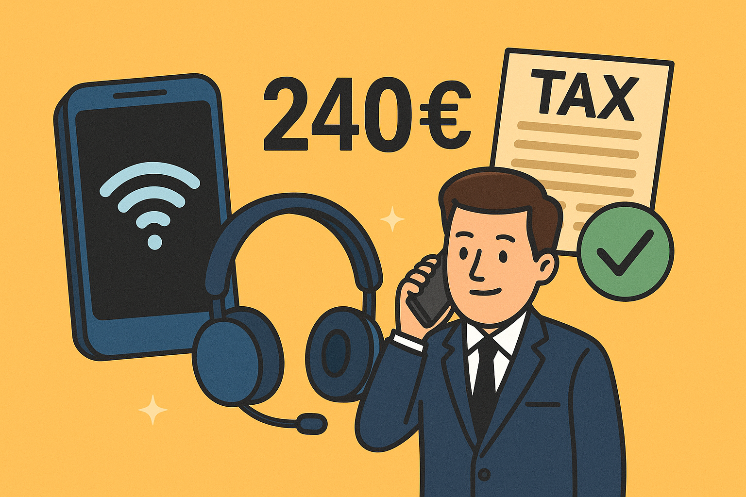 240€ für Handy & Internet
